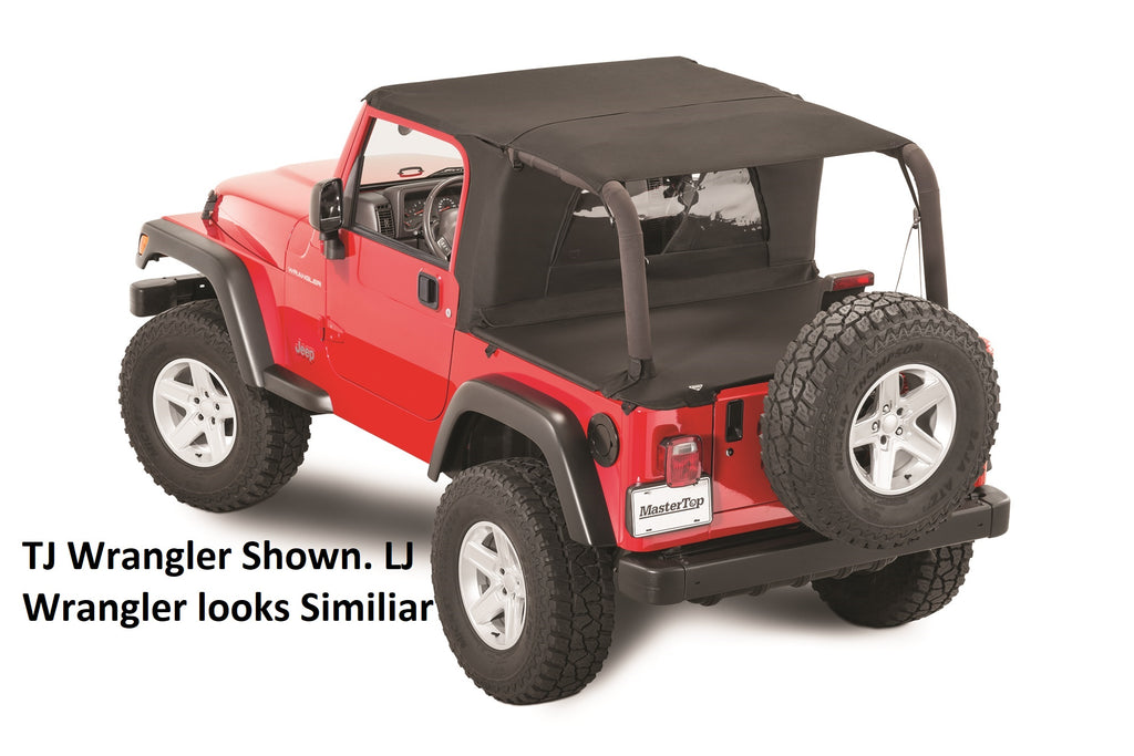 Ultimate Bimini Plus, WindStopper Plus, & Tonneau Cover Combo by MasterTop ('04 - '06 Wrangler TJ Unlimited) - Jeep World