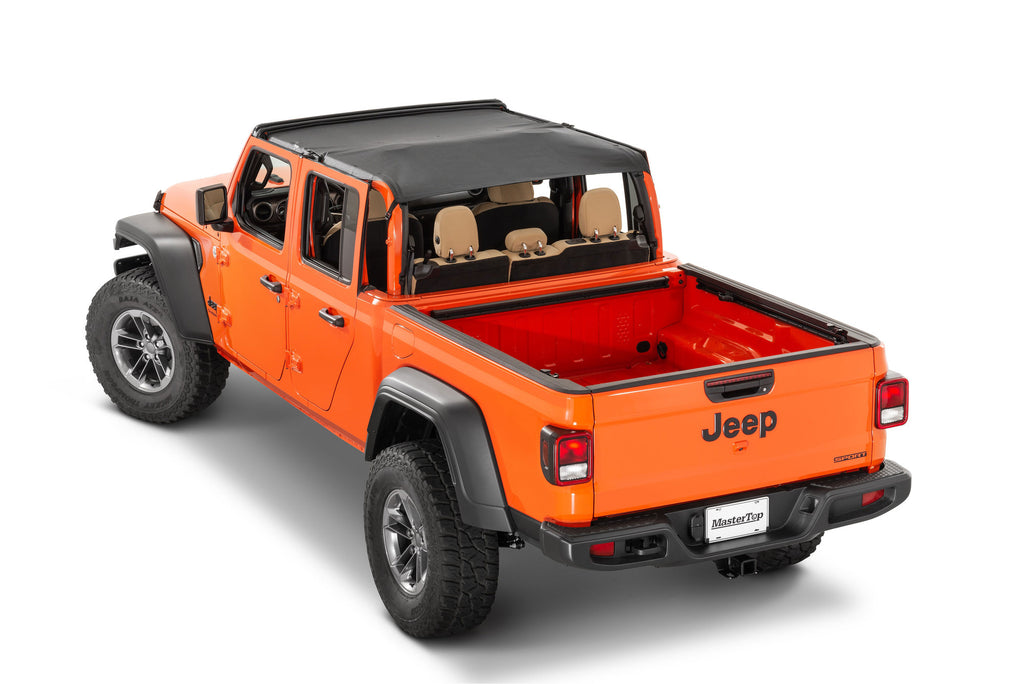 MasterTwill Bimini Top Plus & WindStopper Combo by MasterTop (2020+ Gladiator JT) - Jeep World