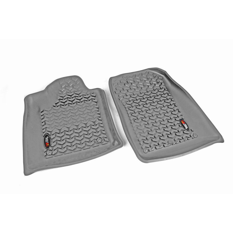 Floor Liners, Front, Gray by Rugged Ridge ('12-'18 Jeep Grand Cherokee WK)