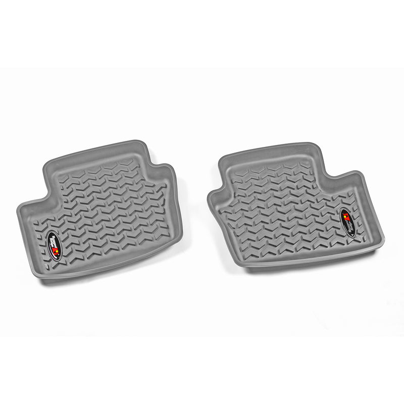 Floor Liners, Rear, Gray by Rugged Ridge ('07-'18 Patriot MK) - Jeep World