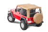 Soft Top Replacement, Tinted Glass, No Doorskins, Spice, by MasterTop ('97 - '06 Wrangler TJ)