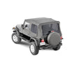 Replacement Soft Top with Doorskins & Tinted Windows, Black Diamond, by MasterTop ('88 - '95 Wrangler YJ)