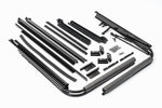 Complete Hardware Replacement Kit, Black, by MasterTop ('87 - '95 Wrangler YJ)