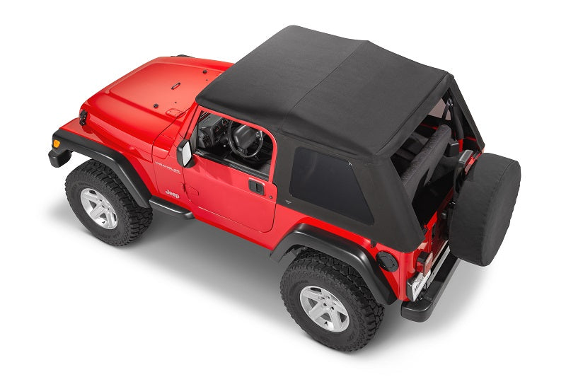 SkyMaster Fastback Complete Top, Black Diamond, No Doors, by MasterTop('97 - '06 Wrangler TJ) - Jeep World