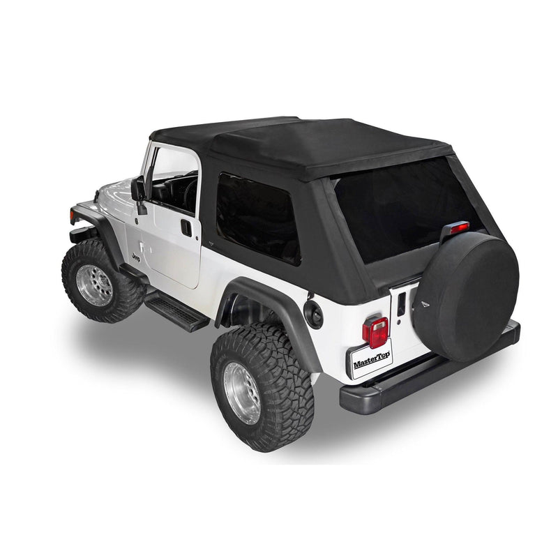 Fastback Fabric Replacement Top, Black Diamond, No Doorskins, Tinted G –  Jeep World