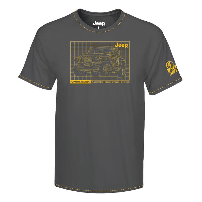 Jeep® Men's Wrangler 4 Wheel Drive T-Shirt