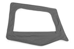 Upper Door Skins with Fabric Replacement, Set of Two, Black Diamond, by MasterTop ('88 - '95 Wrangler YJ)