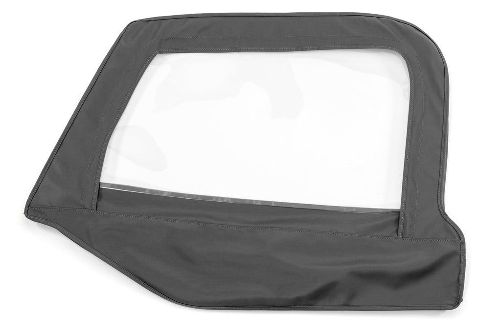 Upper Door Skins with Fabric Replacement, Set of Two, Black Diamond, by MasterTop ('97 - '06 Wrangler TJ) - Jeep World