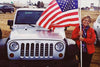 "American Tactical" Grille Insert by Dirty Acres ('76 - '18 Wrangler CJ, YJ, TJ, JK, JKU) - Jeep World