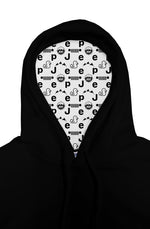Jeep World Grille and Duck Pattern Pull Over Hoodie