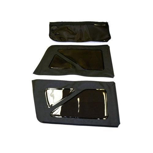 Mopar Jeep Wrangler Window Replacement Kit, Soft Top, Black - 82209934 ('07-'10 Wrangler JK)