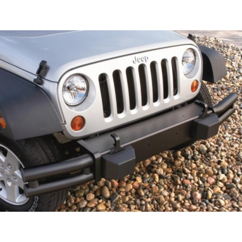 Mopar Tubular Bumper, Front, Satin Black ('07-'18 Wrangler JK) - Jeep World