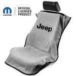 Jeep Seat Towel Gray with Jeep Logo (Universal) - Jeep World