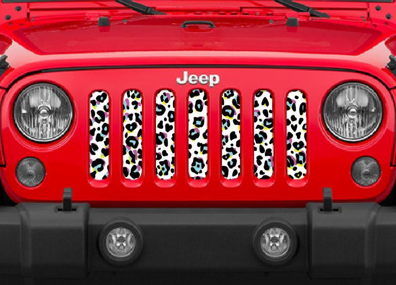 Platinum 90's Leopard Print Jeep Grille Insert