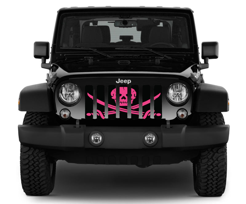 "Ahoy Matey Hot Pink" Grille Insert by Dirty Acres