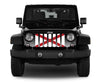 Alabama State Flag Jeep Grille Insert