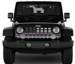 American Black and White -Back the Blue and Nurses - Jeep Grille Insert