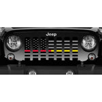 American Tactical Back The Red and Gold Jeep Grille Insert