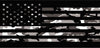 "Tactical American Flag-Black & White Camo" Grille Insert by Dirty Acres
