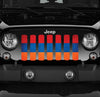 Armenian Flag - Artisitc Jeep Grille Insert