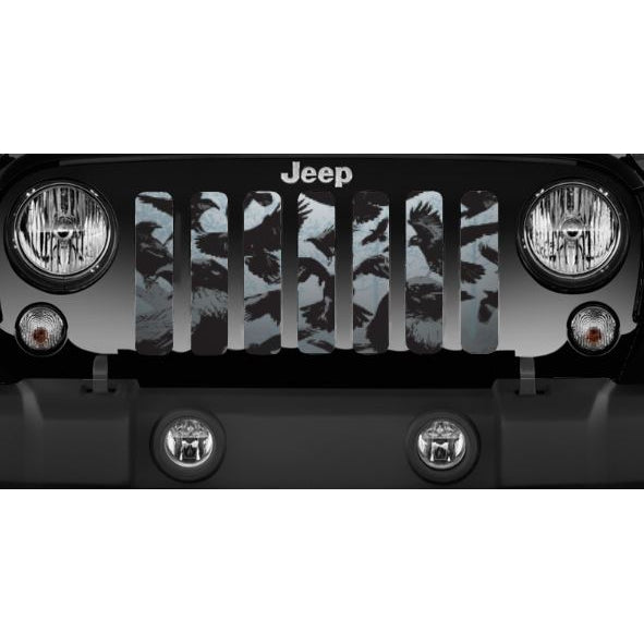 Black Crows Jeep Grille Insert