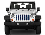 Blue Dragonflies Jeep Grille Insert
