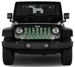 Christmas Candy Canes Jeep Grille Insert