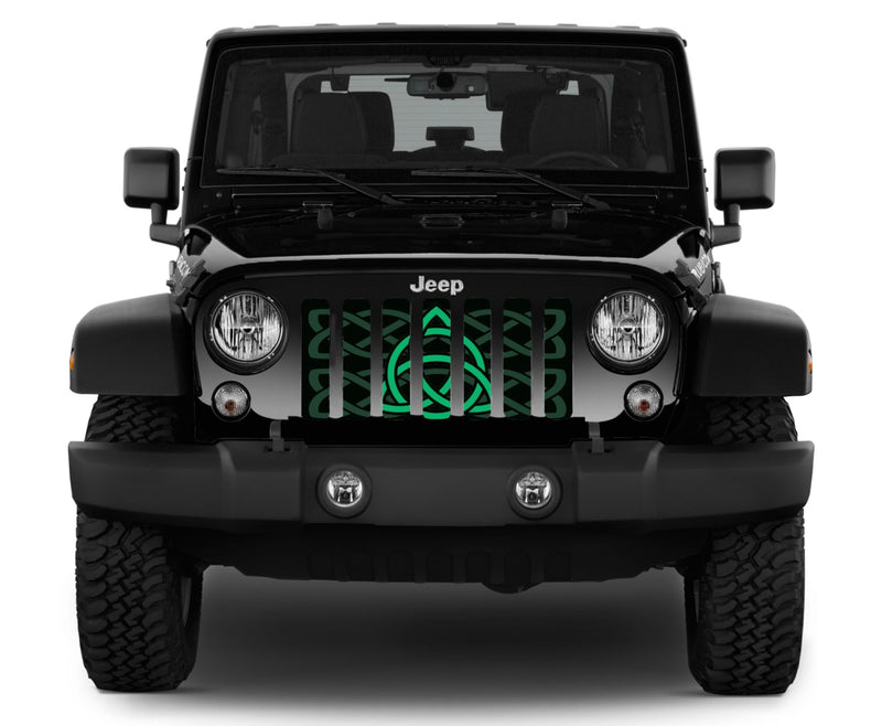Celtic Knot - Green - Jeep Grille Insert