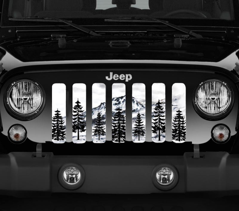Colorado Mountain Pine Jeep Grille Insert