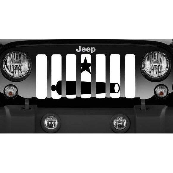 Platinum Come and Take It Jeep Grille Insert