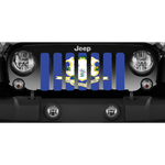 Connecticut State Flag Jeep Grille Insert
