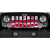 Waving District of Columbia DC State Flag Jeep Grille Insert