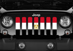 Egyptian Flag Jeep Grille Insert