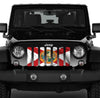 Waving Florida State Flag Jeep Grille Insert