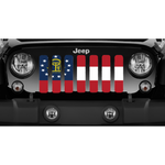Georgia State Flag Jeep Grille Insert