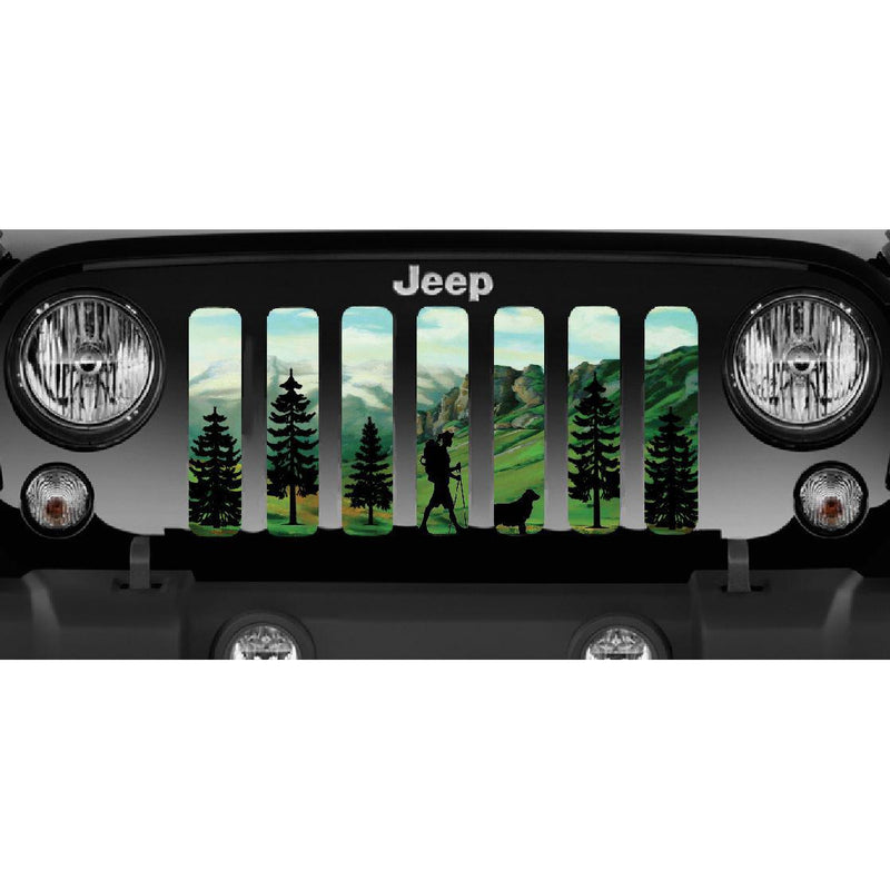 Mountain Hiker Jeep Grille Insert