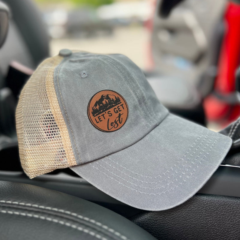 Trucker Hat Unisex Snapback - Let's Get Lost