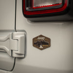 Jeep Camping Embossed Metal Magnet by Open Roads Brands