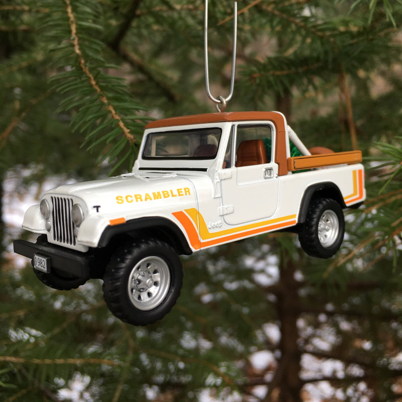 Retro Jeep Scrambler Christmas Ornament by Jeep