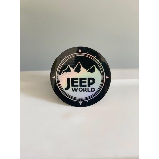 Jeep World Logo Holographic Decal