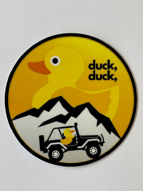Duck, Duck, Jeep Sticker