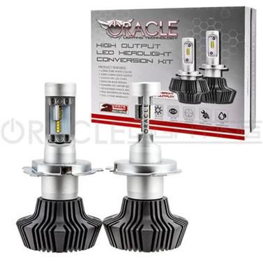 H4 4,000 Lumen LED Headlight Bulbs, Set of 2 by Oracle (Universal)