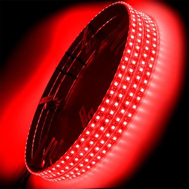 Red Double LED Illuminated Wheel Rings by Oracle (Universal)