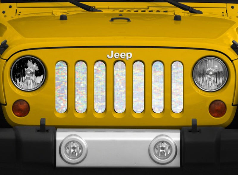 Iridescent Print Jeep Grille Insert