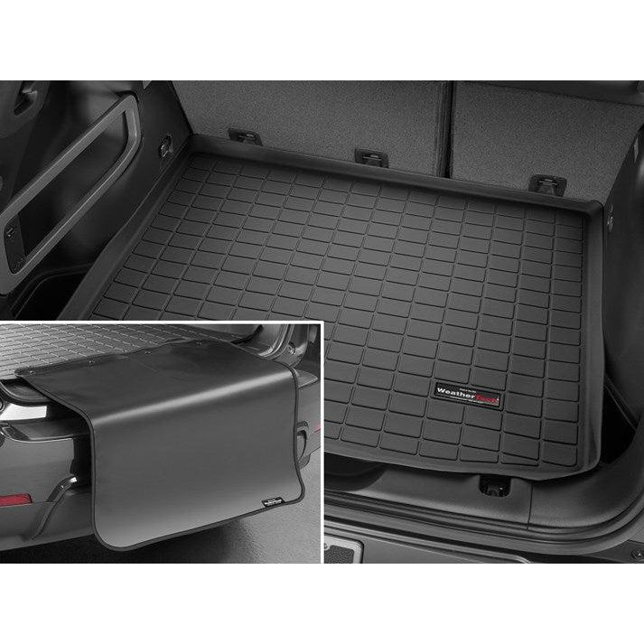 2020 Jeep Cherokee Cargo/Trunk Liner with Bumper Protector by WeatherT