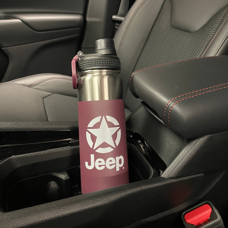 Jeep® 18 OZ ALPINE FLASK INSULATED DRINK BOTTLE