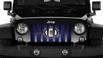Kentucky Grunge State Flag Jeep Grille Insert