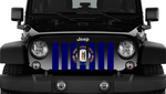 Kentucky State Flag Jeep Grille Insert