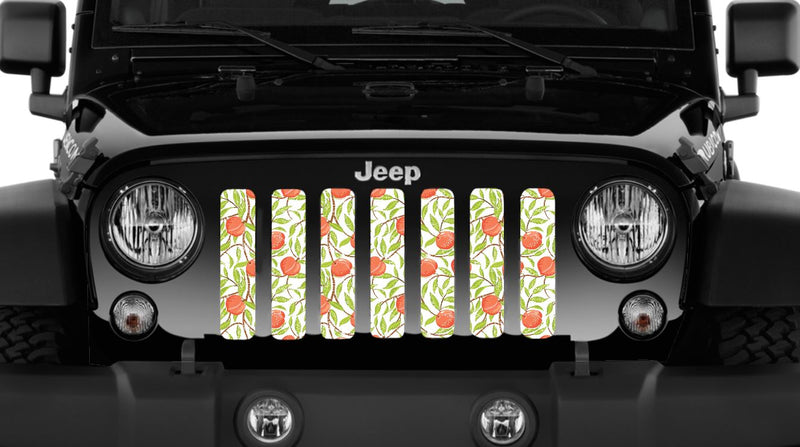 Life's a Peach Jeep Grille Insert
