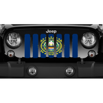 New Hampshire State Flag Jeep Grille Insert